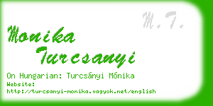 monika turcsanyi business card