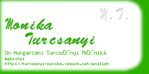 monika turcsanyi business card